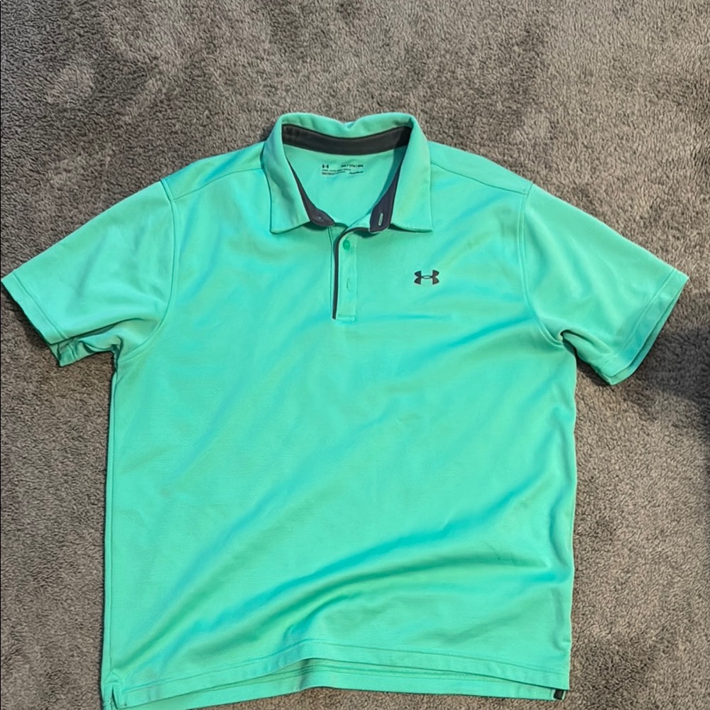 Under Armour Men's Aqua Polo Shirt